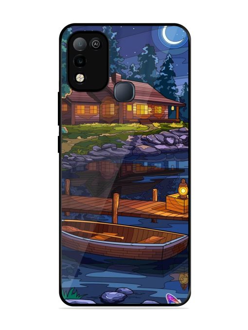 Moonlit Serenity Glossy Soft Edge Case for Infinix Smart 5