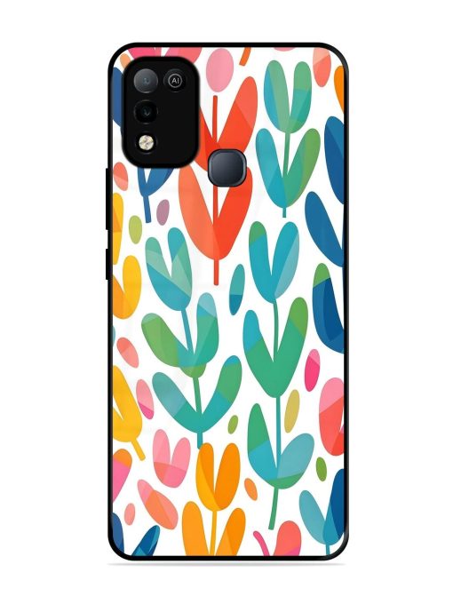 Rainbow Of Blooms Glossy Soft Edge Case for Infinix Smart 5