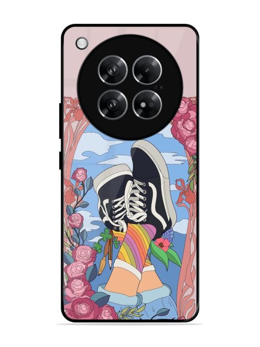 Floral Fantasy Glossy Soft Edge Case for Infinix Zero 40 (5G)