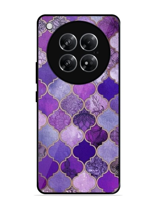 Purple Mosaic Magic Glossy Soft Edge Case for Infinix Zero 40 (5G)