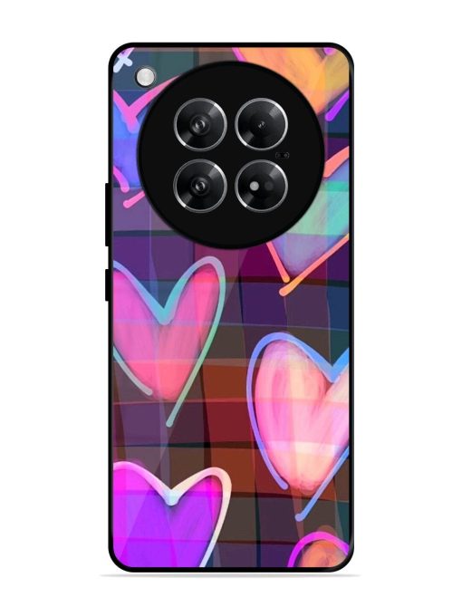 Neon Hearts Glossy Soft Edge Case for Infinix Zero 40 (5G)