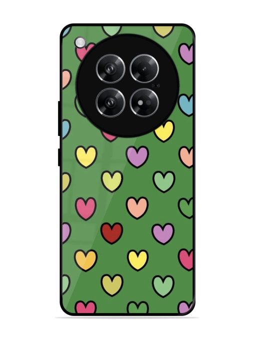 Rainbow Heart Parade Glossy Soft Edge Case for Infinix Zero 40 (5G)