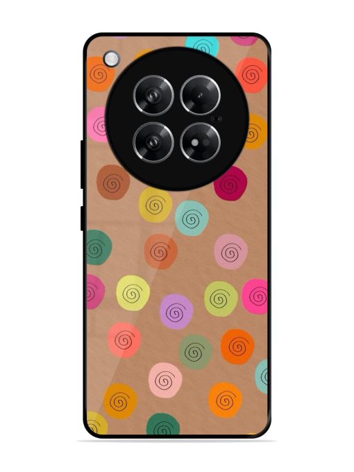 Swirly Dots On Kraft Glossy Soft Edge Case for Infinix Zero 40 (5G)