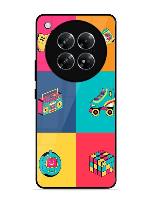 90S Throwback Grid Glossy Soft Edge Case for Infinix Zero 40 (5G)
