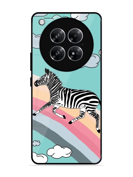 Zebra On A Rainbow Glossy Soft Edge Case for Infinix Zero 40 (5G)