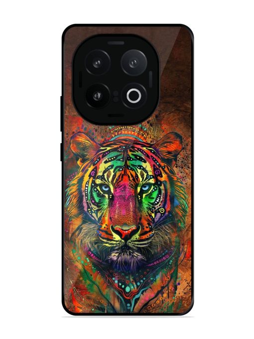 Cosmic Tiger Glossy Soft Edge Case for Iqoo 13 (5G)