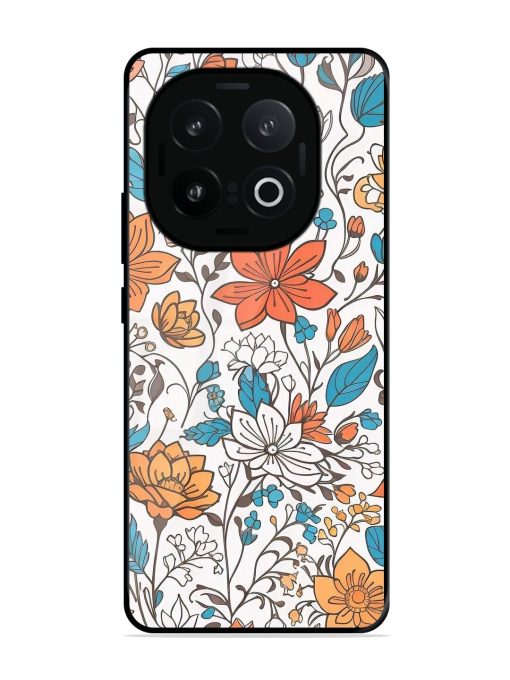 Floral Symphony Glossy Soft Edge Case for Iqoo 13 (5G)