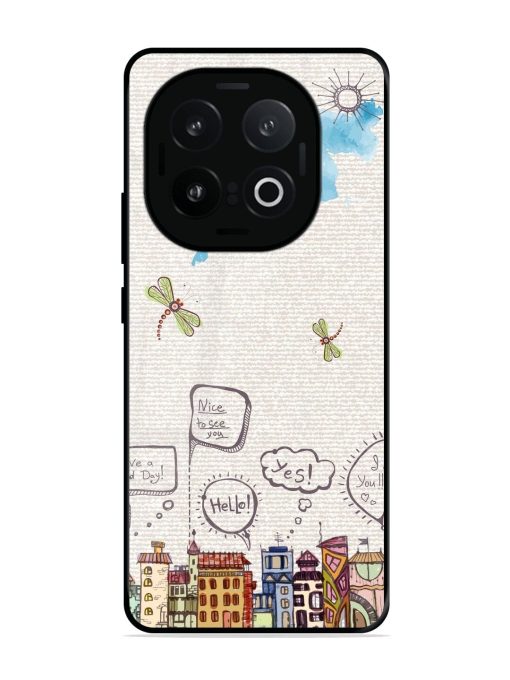 Doodle City Glossy Soft Edge Case for Iqoo 13 (5G)