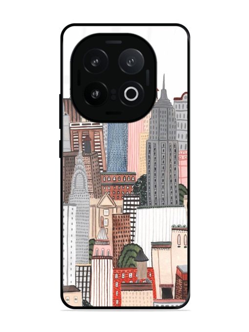 Cityscape Dreams Glossy Soft Edge Case for Iqoo 13 (5G)