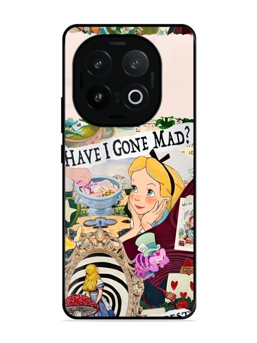 Mad Hatter'S Collage Glossy Soft Edge Case for Iqoo 13 (5G)
