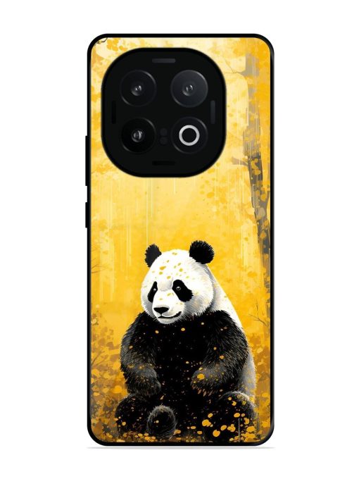 Golden Solitude Glossy Soft Edge Case for Iqoo 13 (5G)