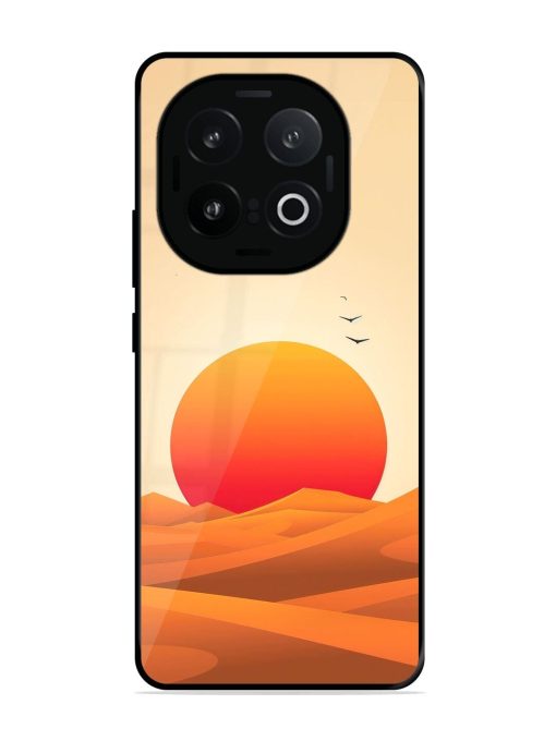 Desert Sunset Glossy Soft Edge Case for Iqoo 13 (5G)