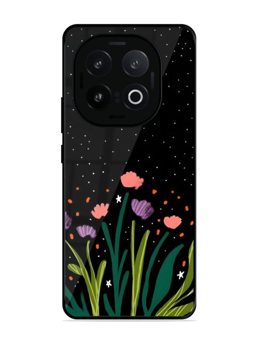 Midnight Bloom Glossy Soft Edge Case for Iqoo 13 (5G)
