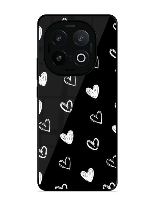 Scattered Hearts Glossy Soft Edge Case for Iqoo 13 (5G)