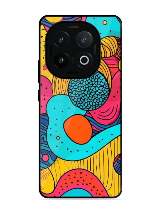 Psychedelic Patterns Glossy Soft Edge Case for Iqoo 13 (5G)