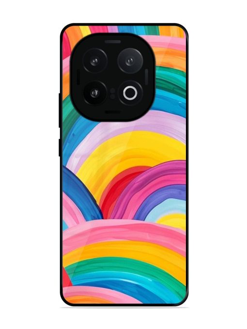 Rainbow Symphony Glossy Soft Edge Case for Iqoo 13 (5G)