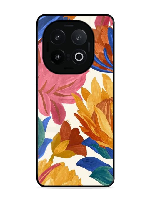 Blooming Tapestry Glossy Soft Edge Case for Iqoo 13 (5G)