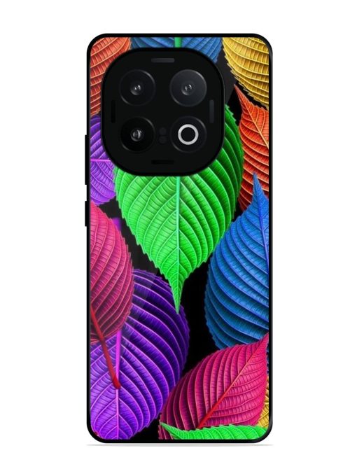 Rainbow Leaf Symphony Glossy Soft Edge Case for Iqoo 13 (5G)