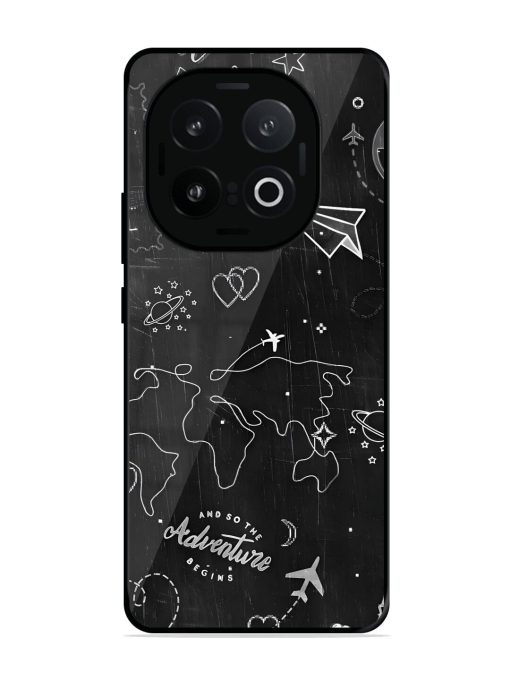 Wanderlust Sketchbook Glossy Soft Edge Case for Iqoo 13 (5G)