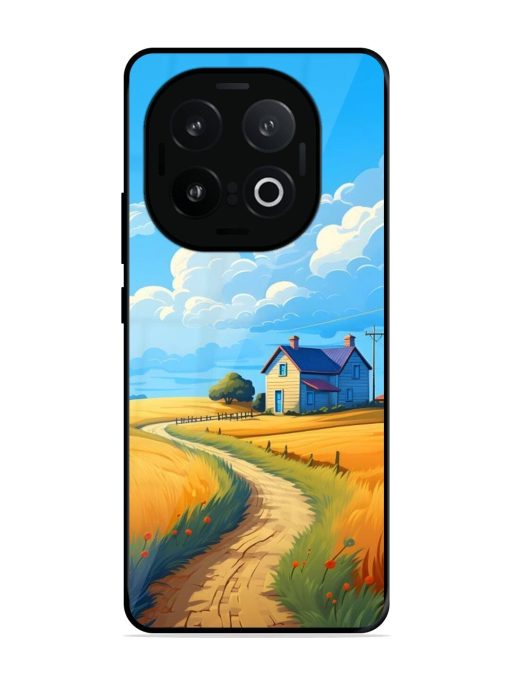 Countryside Cottage Glossy Soft Edge Case for Iqoo 13 (5G)