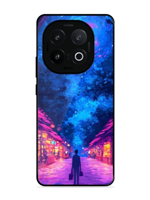 Neon Nightscape Glossy Soft Edge Case for Iqoo 13 (5G)