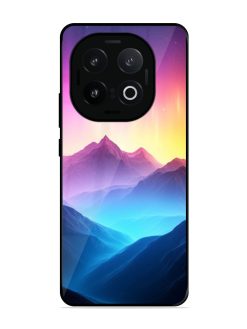 Cosmic Mountains Glossy Soft Edge Case for Iqoo 13 (5G)