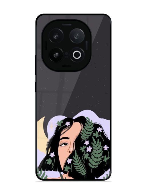 Lunar Lullaby Glossy Soft Edge Case for Iqoo 13 (5G)