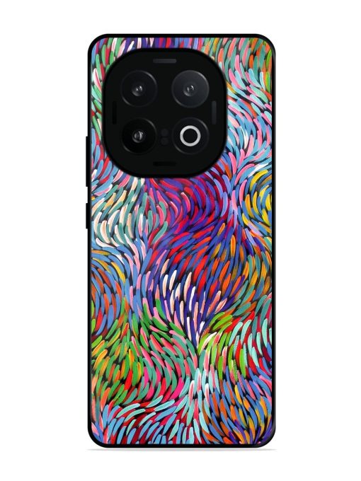 Vibrant Waves Glossy Soft Edge Case for Iqoo 13 (5G)