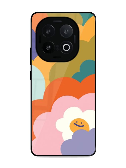 Happy Flower Power Glossy Soft Edge Case for Iqoo 13 (5G)