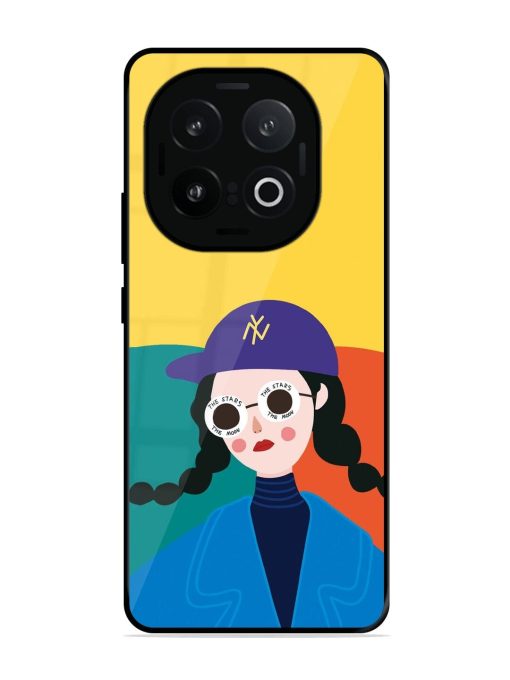 Starry-Eyed Girl Glossy Soft Edge Case for Iqoo 13 (5G)
