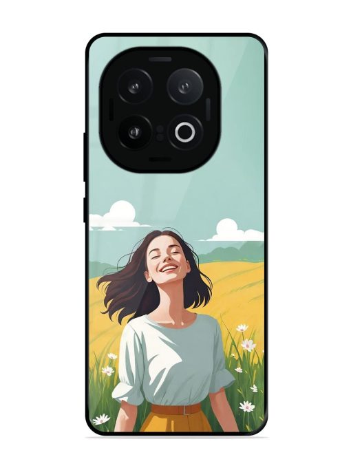 Girl Graffiti Glossy Soft Edge Case for Iqoo 13 (5G)