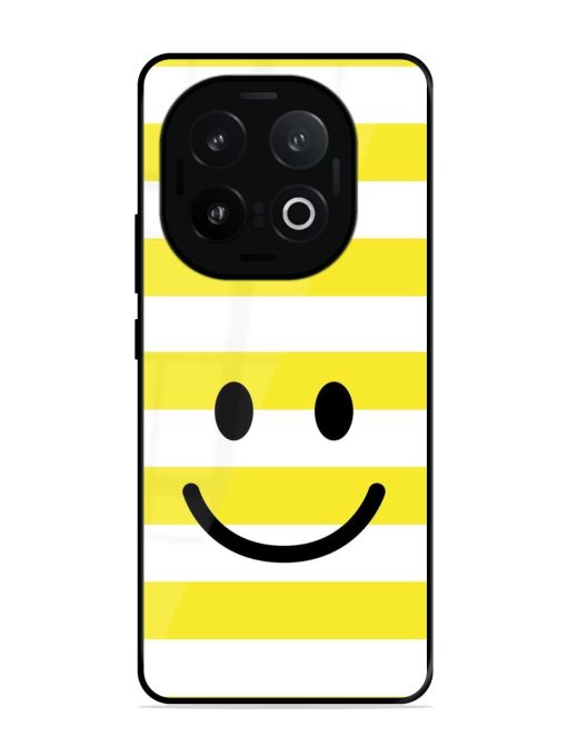 Smiling Stripes Glossy Soft Edge Case for Iqoo 13 (5G)