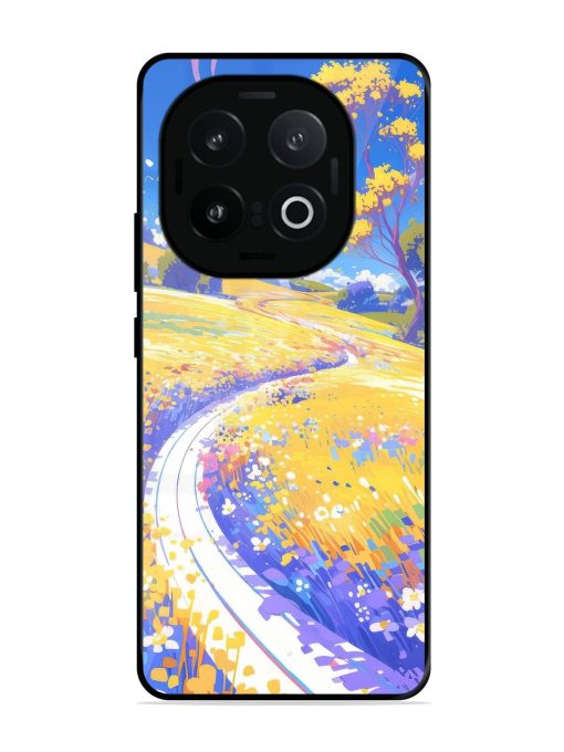 Vibrant Spring Meadow Glossy Soft Edge Case for Iqoo 13 (5G)