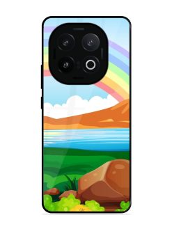 Rainbow Over The Lake Glossy Soft Edge Case for Iqoo 13 (5G)