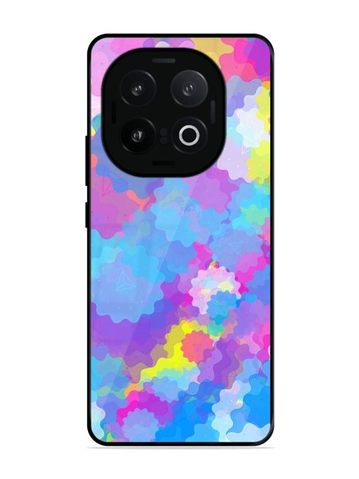 Psychedelic Cloud Burst Glossy Soft Edge Case for Iqoo 13 (5G)