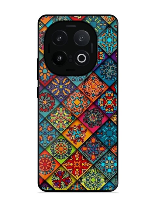 Patchwork Mandala Mosaic Glossy Soft Edge Case for Iqoo 13 (5G)