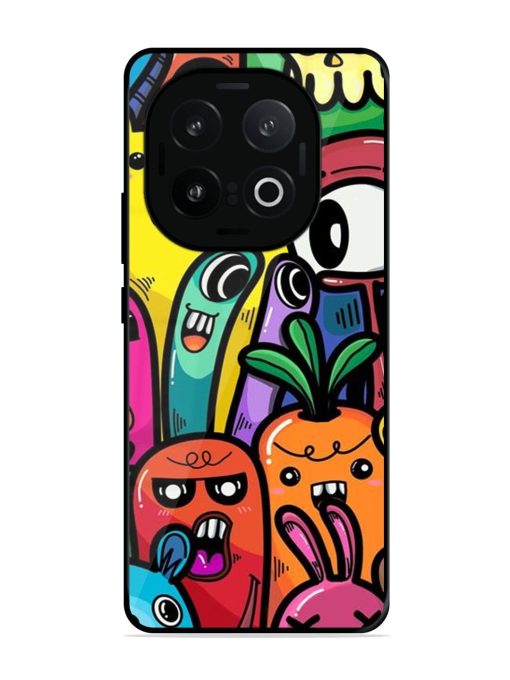 Whimsical Doodle Chaos Glossy Soft Edge Case for Iqoo 13 (5G)