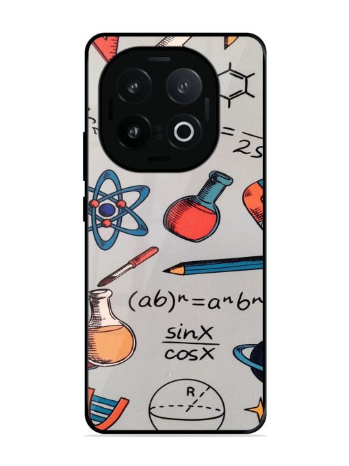 Science Doodle Delight Glossy Soft Edge Case for Iqoo 13 (5G)