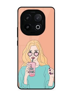 Feminine Power Glossy Soft Edge Case for Iqoo 13 (5G)