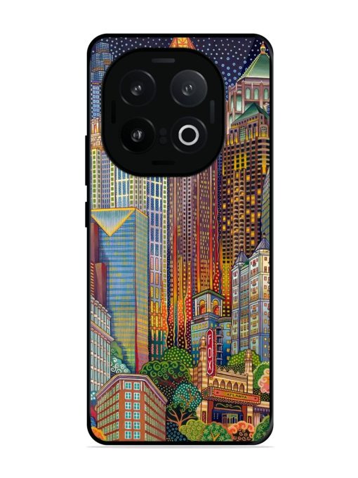 Neon Nightscape Glossy Soft Edge Case for Iqoo 13 (5G)