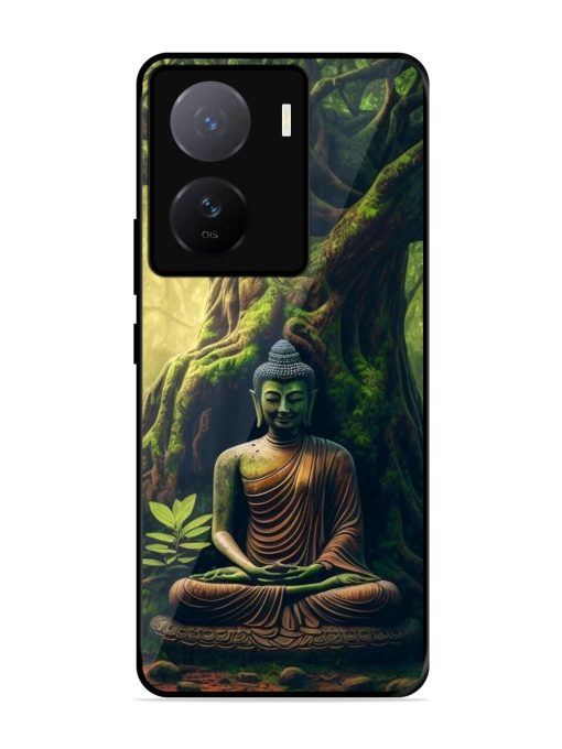 Green Buddha Art Glossy Soft Edge Case for Iqoo Z7 (5G)