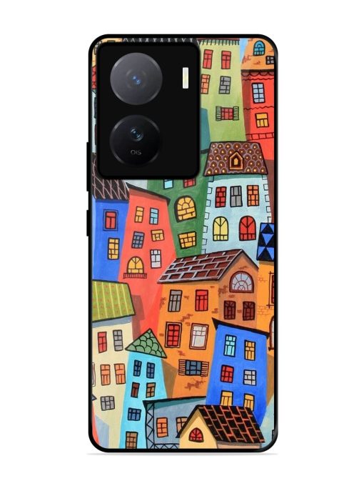 Rainbow House Glossy Soft Edge Case for Iqoo Z7 (5G)