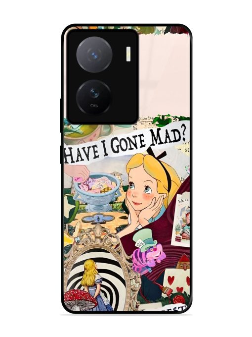 Mad Hatter'S Collage Glossy Soft Edge Case for Iqoo Z7 (5G)