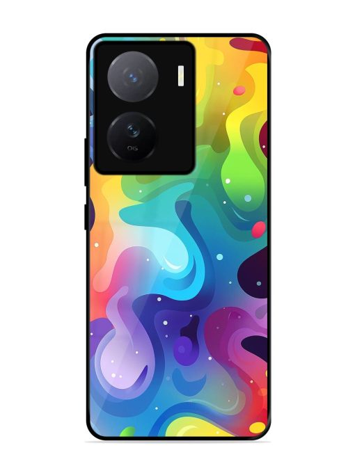 Rainbow River Glossy Soft Edge Case for Iqoo Z7 (5G)