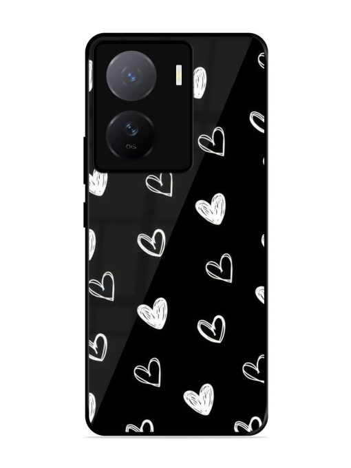 Scattered Hearts Glossy Soft Edge Case for Iqoo Z7 (5G)