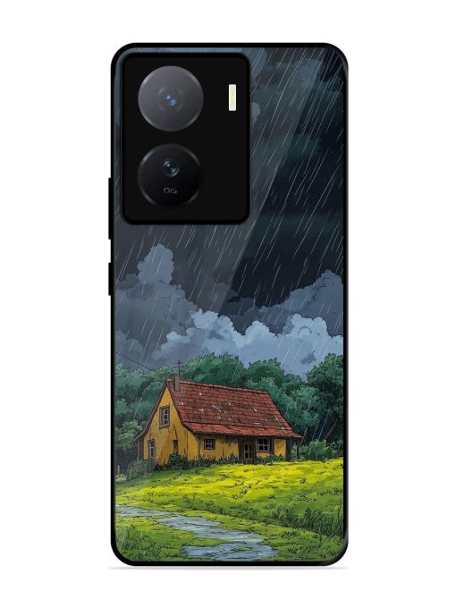 Rainy Day Retreat Glossy Soft Edge Case for Iqoo Z7 (5G)