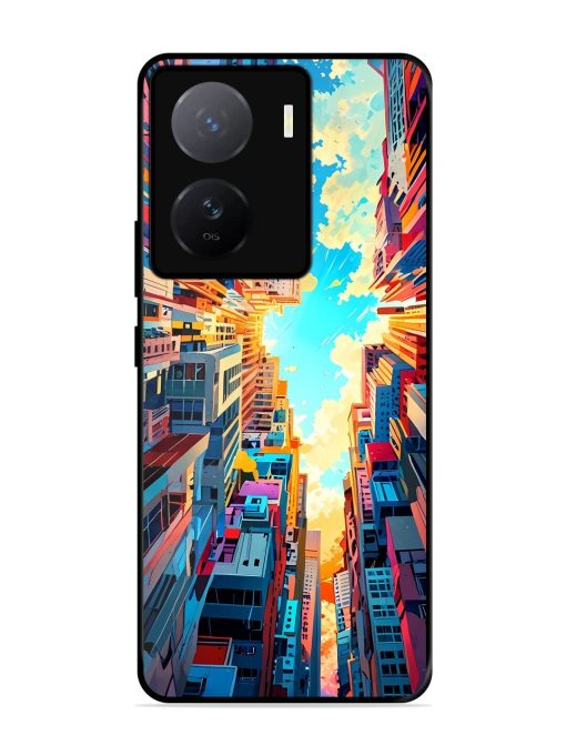 Skyward City Glossy Soft Edge Case for Iqoo Z7 (5G)