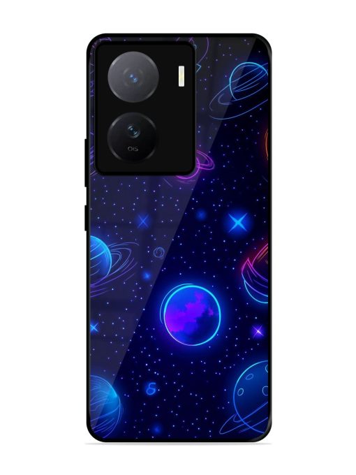 Neon Cosmos Glossy Soft Edge Case for Iqoo Z7 (5G)