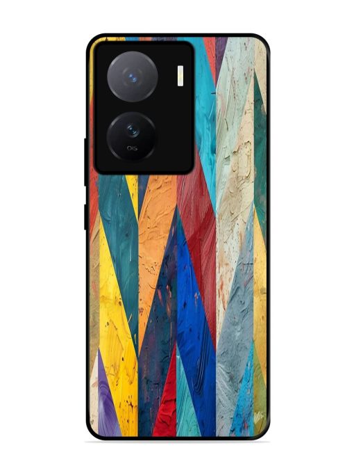 Abstract Tapestry Glossy Soft Edge Case for Iqoo Z7 (5G)