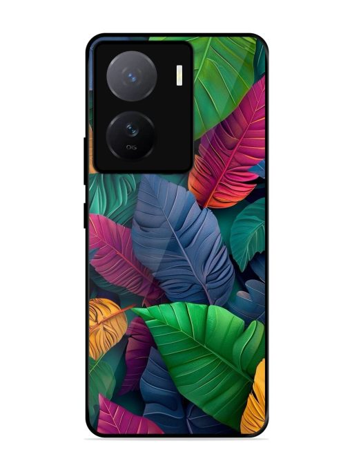 Tropical Tapestry Glossy Soft Edge Case for Iqoo Z7 (5G)